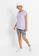 T-shirt long avec base arrondie, bonprix
