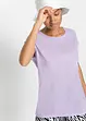 T-shirt long avec base arrondie, bonprix