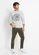 Pantalon en velours côtelé extensible et confortable, Slim, bonprix