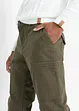 Pantalon thermo extensible avec poches cargo Regular Fit, Straight, bpc bonprix collection