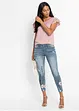 Jean skinny extensible à taille mi-haute, bonprix