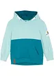 Sweat-shirt à capuche en coton mélangé doux, bonprix