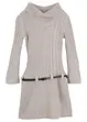 Robe en maille avec ceinture (ens. 2 pces), bonprix