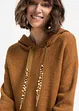 Pull en maille à capuche, bonprix