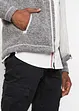 Gilet en maille polaire avec doublure peluche, bonprix