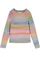 Pull en maille fille avec effet space-dye, bonprix