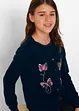 Gilet fille en fine maille à sequins, bonprix