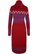 Robe midi en maille motif norvégien, bonprix