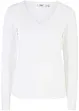 T-shirt manches longues 100% coton, bonprix