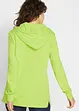 Sweat-shirt sport et féminin avec inscription métallisée, fentes latérales pour une plus grande liberté de mouvement, capuche., bonprix