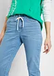 Jean boyfriend mid waist, ceinture à nouer, John Baner JEANSWEAR