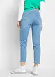 Jean boyfriend mid waist, ceinture à nouer, John Baner JEANSWEAR