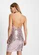 Robe à paillettes avec chaîne couleur dorée, BODYFLIRT boutique