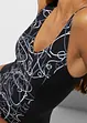 Maillot 1 pièce sculptant, maintien léger, col V, bonprix