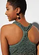 Tankini (ens. 2 pces) en dentelle, bonprix