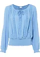 Blouse avec dentelle au crochet, bonprix