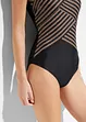 Maillot 1 pièce sculptant, maintien modéré, style portefeuille, bonprix