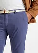 Pantalon chino extensible Regular Fit coupe confort pour le ventre avec ceinture, Straight, bonprix