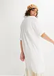 Chemisier long oversize en gaze de coton, bonprix