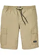 Bermuda cargo coupe confort avec taille élastiquée, Regular, bonprix