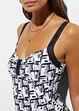 Maillot 1 pièce sculptant niveau 3, bonprix