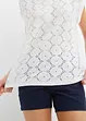 T-shirt à broderie anglaise, bonprix