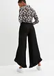 Pantalon jogger en crêpe texturé, bonprix