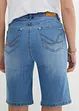 Bermuda en jean, coupe slim, taille mi-haute, bonprix