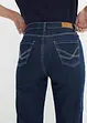 Bermuda slim en jean, taille haute, bonprix