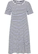 Robe en fil flammé avec poches en coton, longueur genou, bonprix