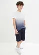 Bermuda cargo jogger 100% coton, Regular, bonprix