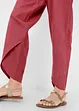 Pantalon 3/4 en léger lin mélangé, bonprix