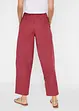 Pantalon 3/4 en léger lin mélangé, bonprix
