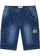 Bermuda en jean extensible, Regular, bonprix