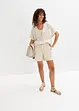 Blouse manches courtes en gaze de coton, bonprix