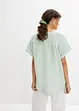 Blouse manches courtes en gaze de coton, bonprix