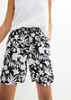Short ample en viscose avec taille haute élastiquée, bonprix
