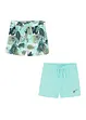 Lot de 2 shorts fille en jersey de coton, bonprix