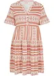 Robe T-shirt, manches courtes, imprimée, bonprix