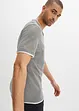 Lot de 2 t-shirts col tunisien 100 % coton, bonprix