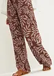 Pantalon palazzo imprimé en viscose, bonprix