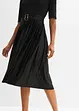 Robe midi en jersey avec jupe plissée, bonprix