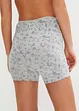 Lot de 4 boxers coton femme longs, taille haute, bonprix