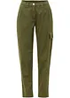 Pantalon cargo en twill, bonprix