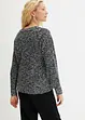 Pull en maille à col rond, bonprix