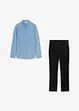 Chemise et pantalon chino extensible garçon (Ens. 2 pces.), bpc bonprix collection