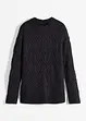 Pull à col rond avec motif torsadé, bonprix