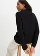 Pull à col rond avec motif torsadé, bonprix