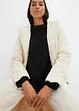 Pull à col rond avec motif torsadé, bonprix