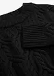 Pull à col rond avec motif torsadé, bonprix